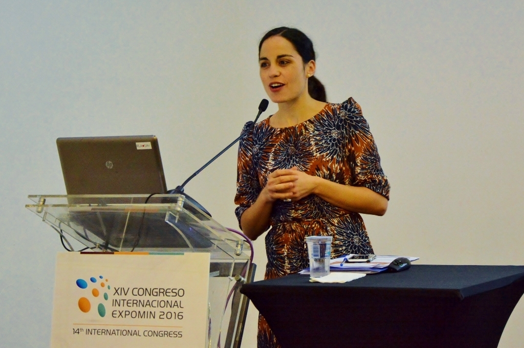Ministra Insunza participó en seminario “Minería y Medio Ambiente” realizado en el marco de Expomin 2016