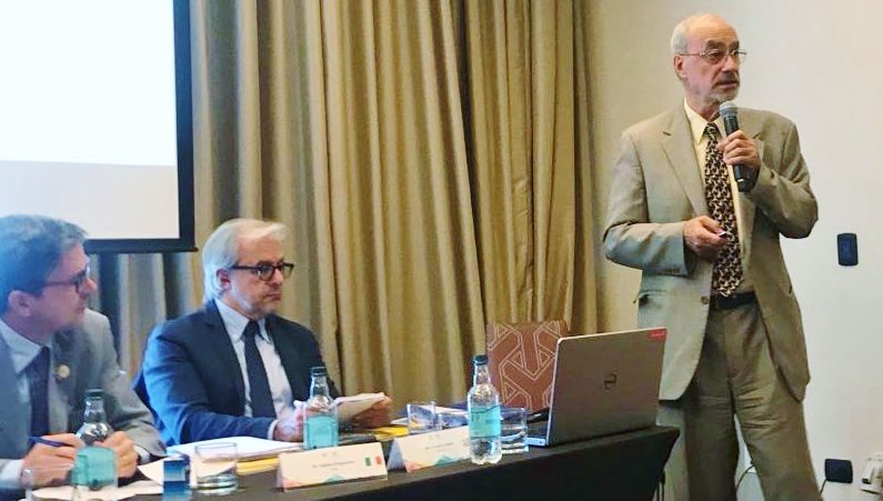 Ministro Rafael Asenjo expuso en el 60° Encuentro Anual de la Unión Internacional de Magistrados