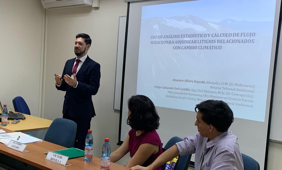 Relator Alamiro Alfaro expuso en Taller de Investigación del Núcleo de Investigación en Economía Ambiental y de Recursos Naturales