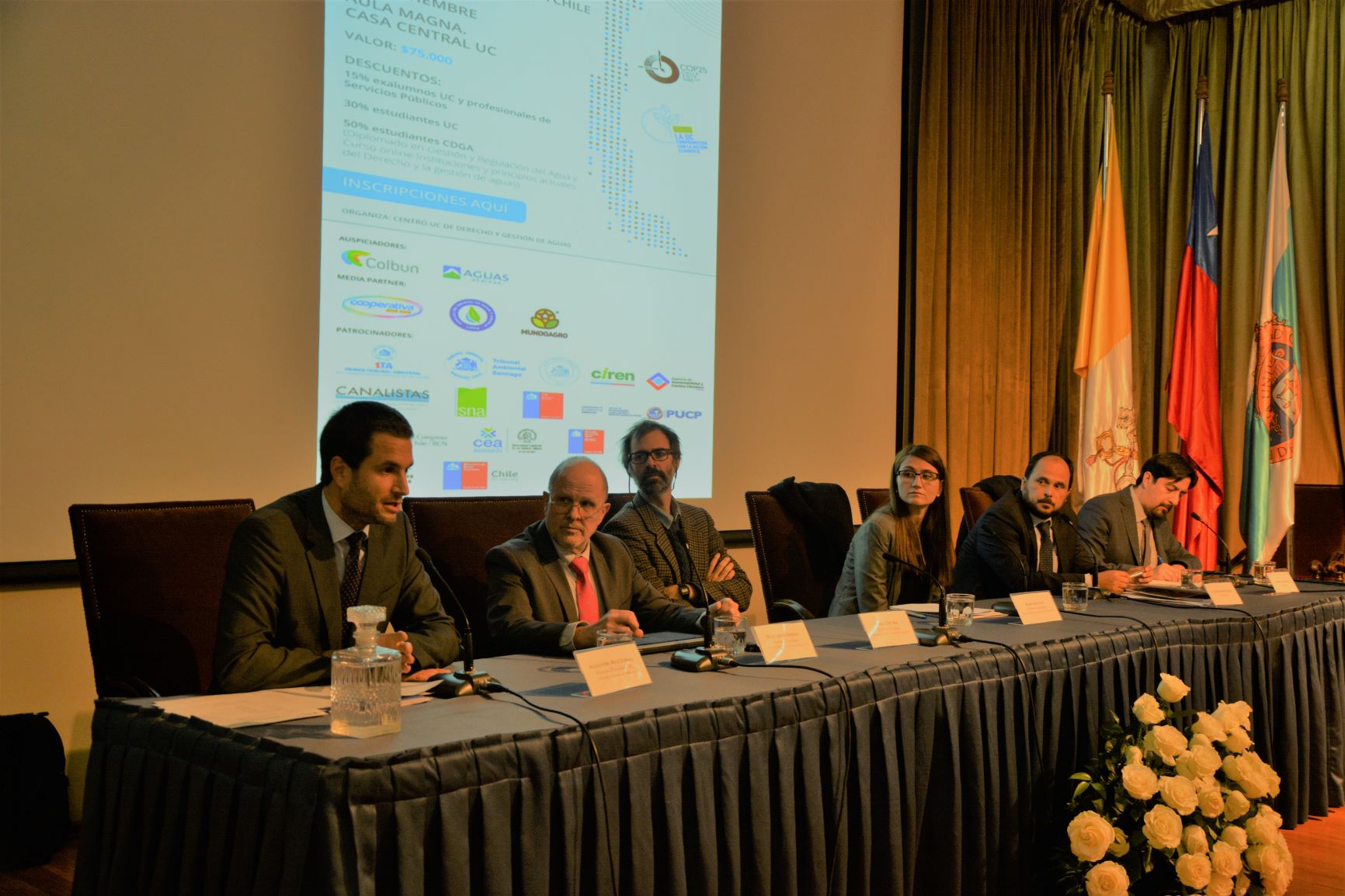 Ministro Ruiz participó en XXI Jornadas de Derecho y Gestión de Aguas de la PUC