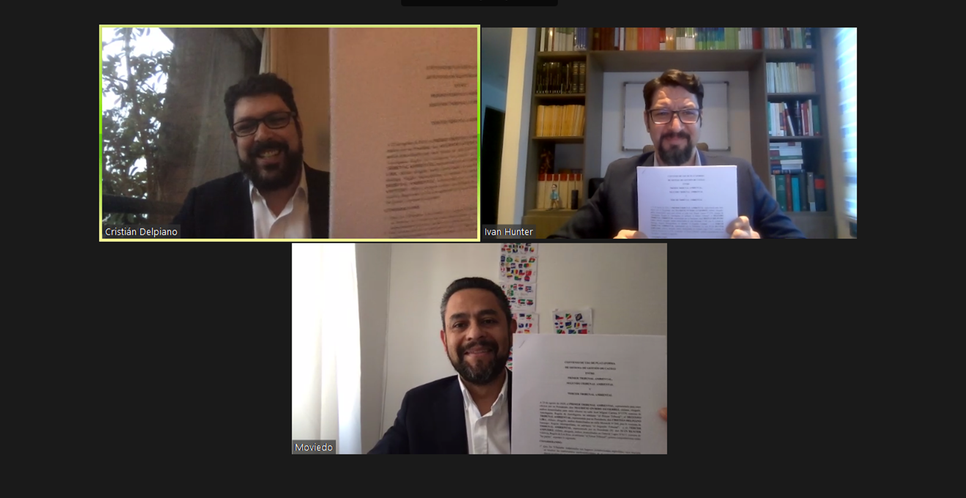 Tribunales Ambientales firman convenio para unificar el sistema de tramitación electrónica de causas