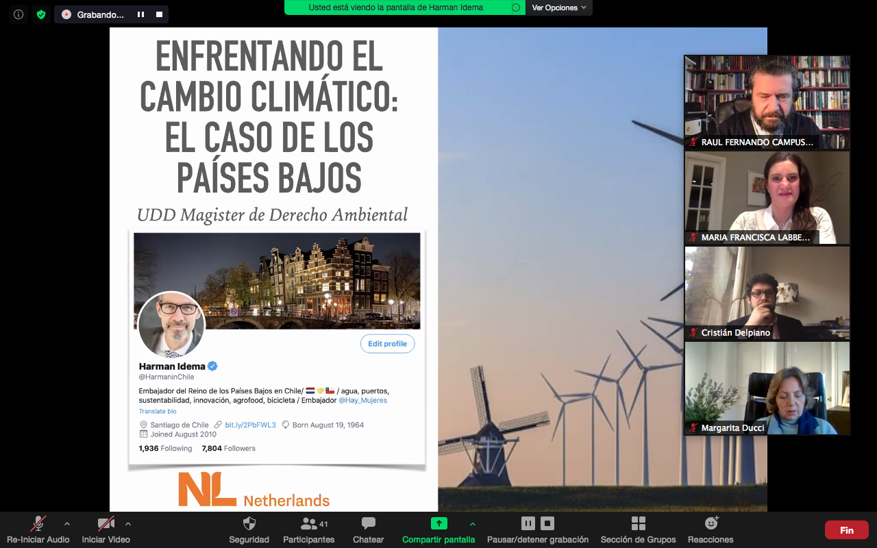 Ministro presidente participó en inauguración del magister de Derecho Ambiental de la Universidad del Desarrollo.