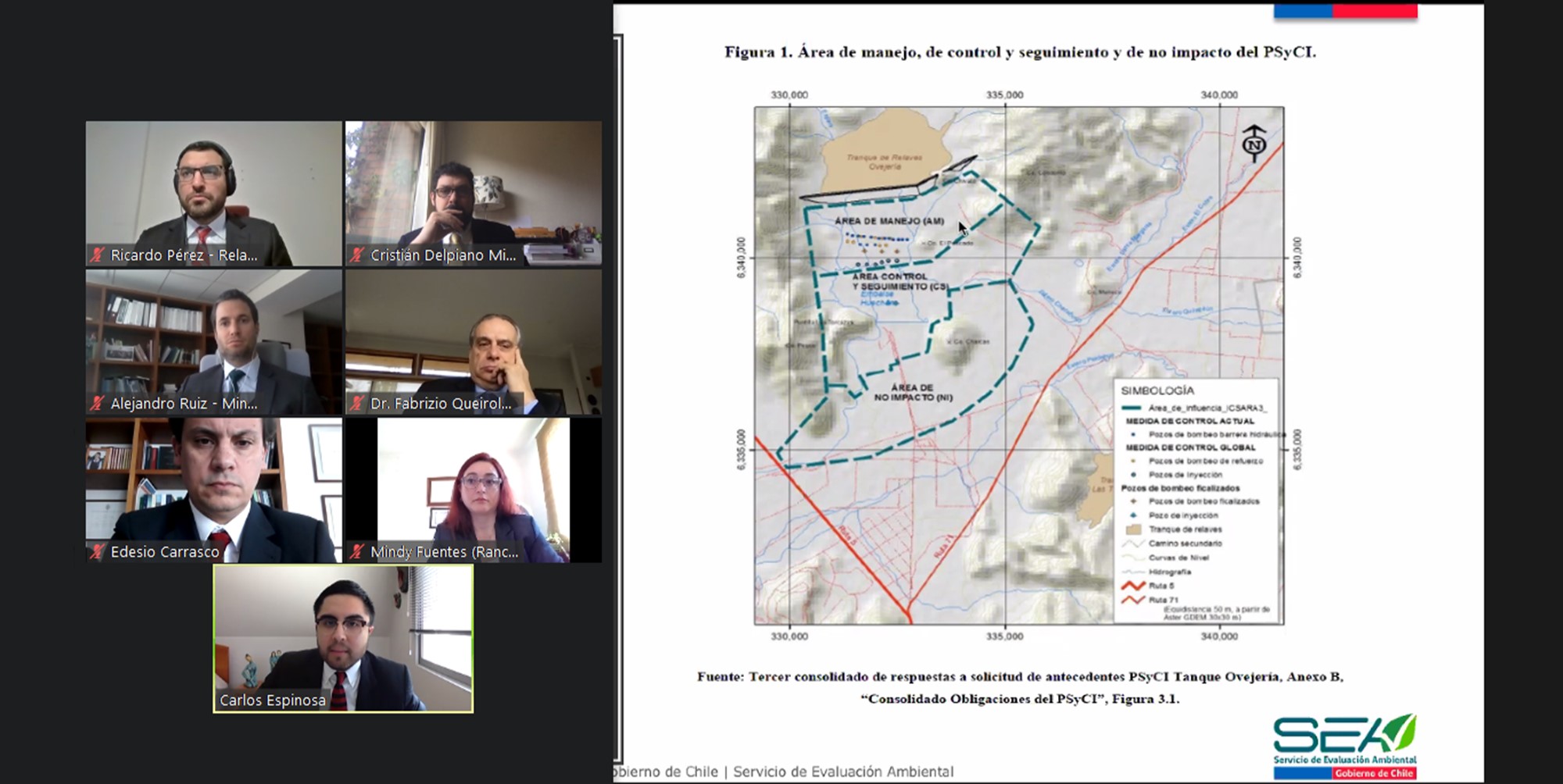 Tribunal realizó audiencia en reclamación en relación con la revisión y modificación de la RCA que aprobó el proyecto Ovejería de Codelco