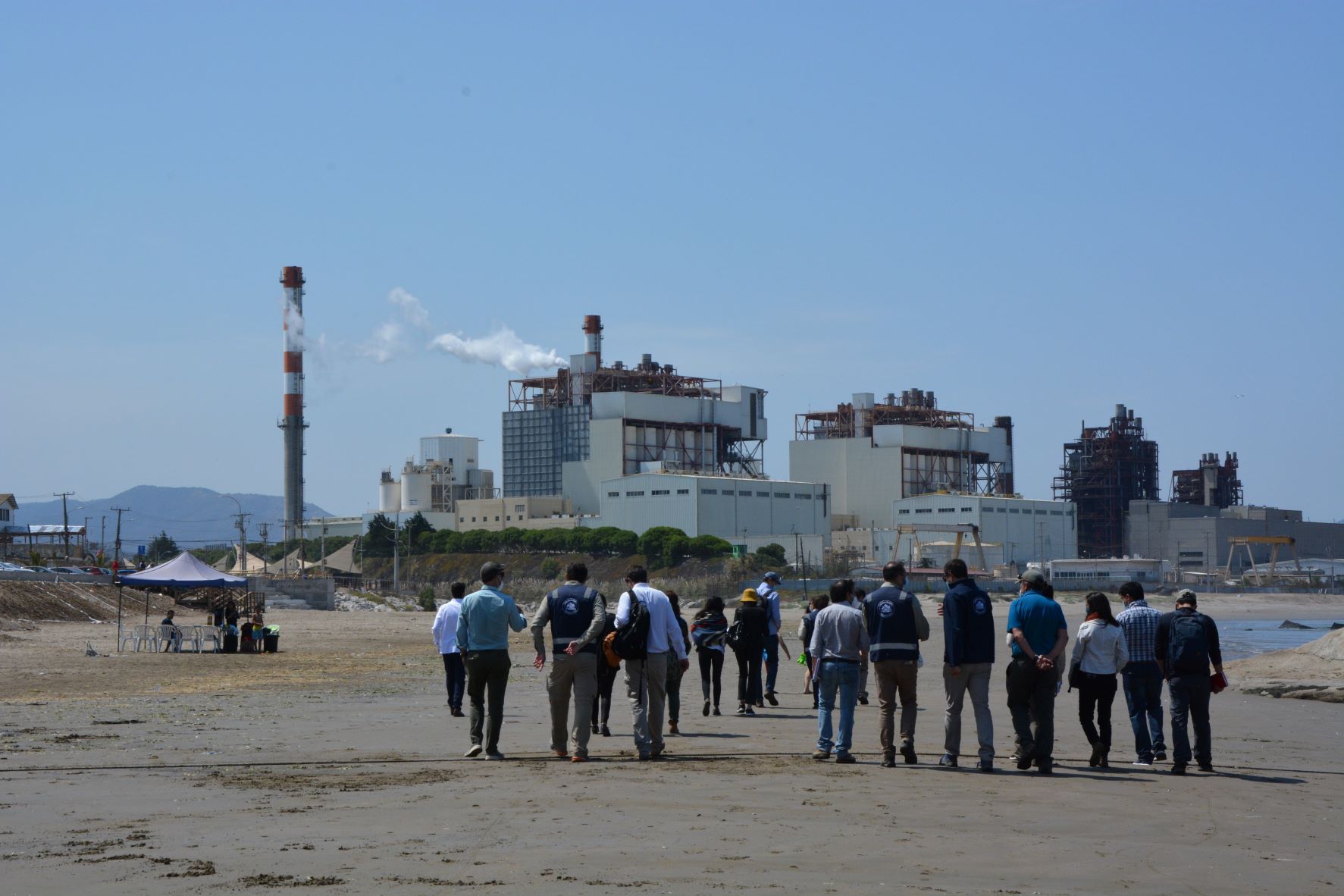 Quintero- Puchuncaví: Ministros del Tribunal visitan zonas clave para posible conciliación en demanda por reparación ambiental