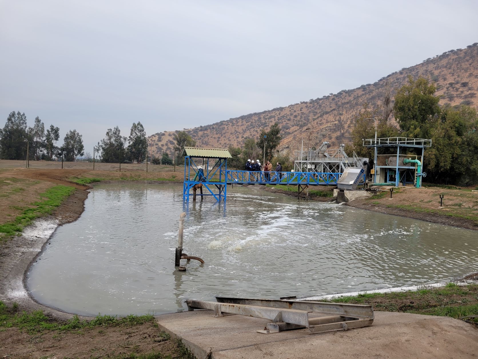 Tribunal realizó inspección personal en planta de tratamiento de aguas servidas de la Municipalidad de Nogales