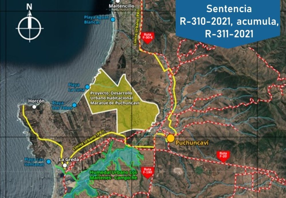 Por pérdida de objeto: Tribunal rechazó reclamaciones contra el Comité de Ministros asociadas a proyecto inmobiliario de 14 mil viviendas en Puchuncaví