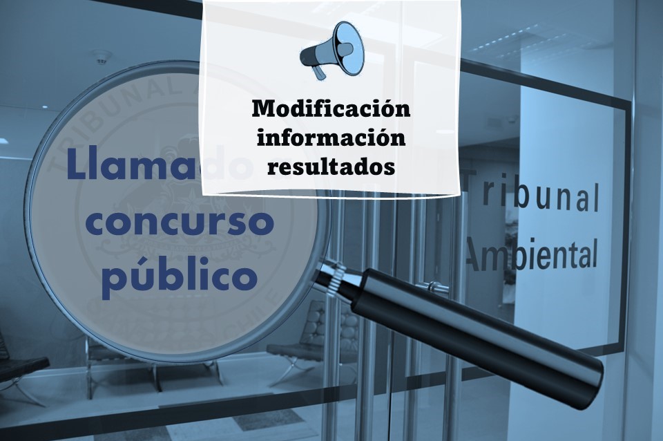 Informa modificación de bases del proceso de selección al cargo de Relator(a) Abogado(a)
