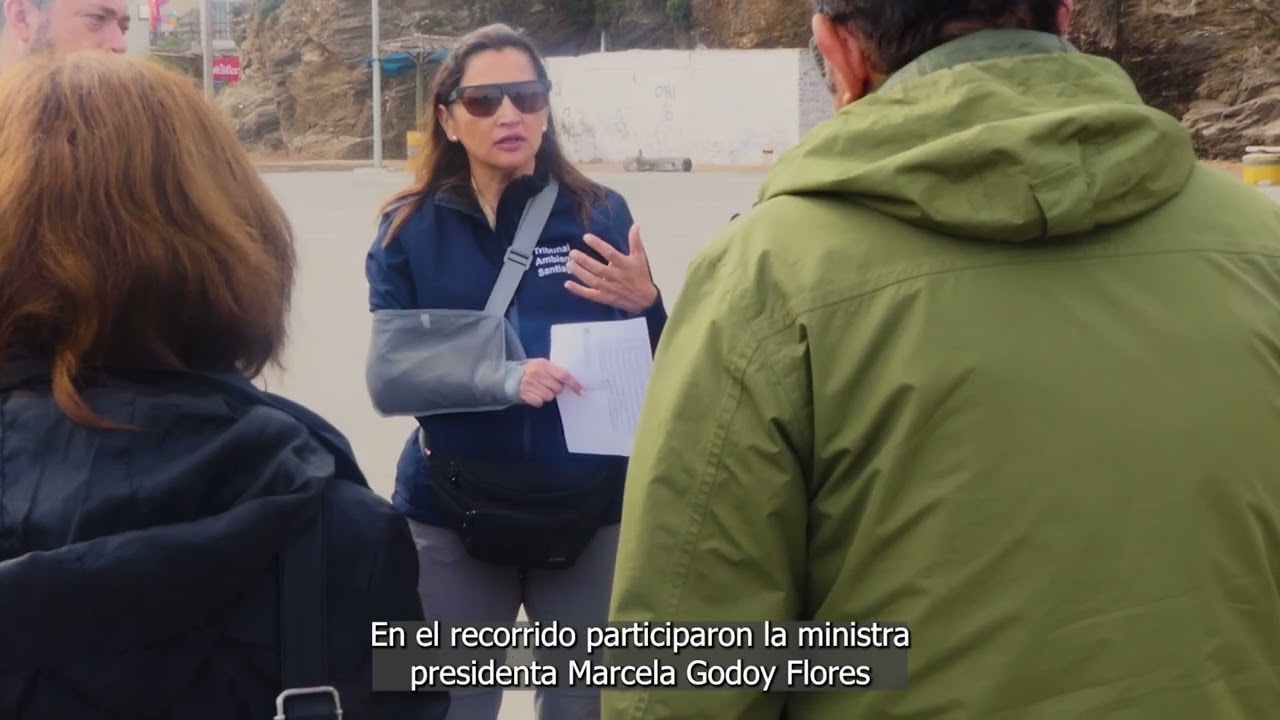Inspección en zona intervenida por el MOP en el balneario de Bucalemu, Región de O’Higgins
