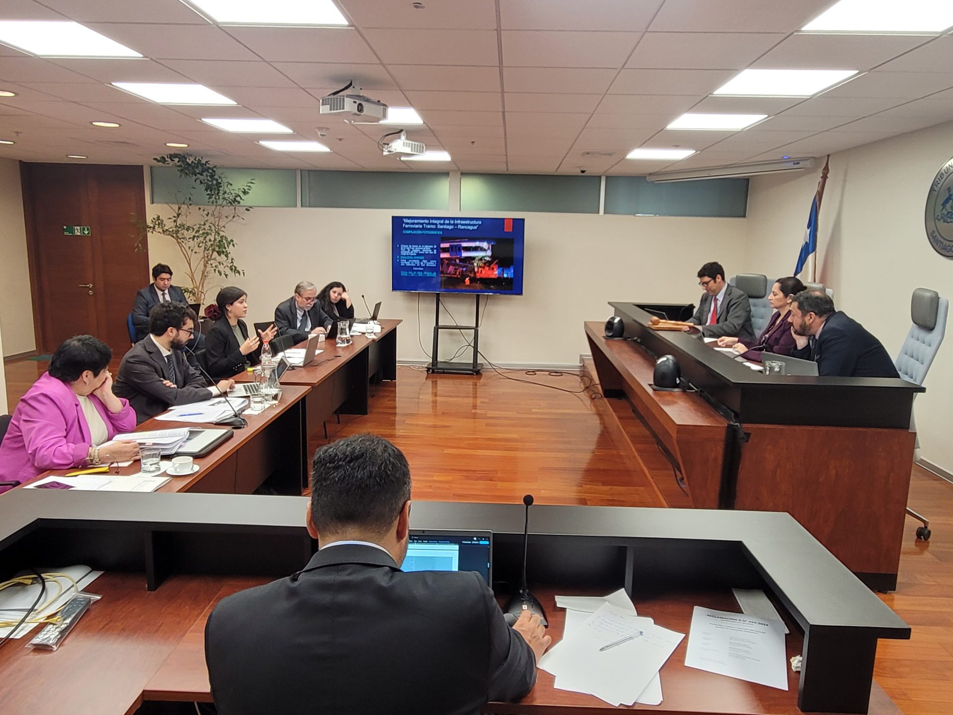 Tribunal escuchó alegatos en contra de la aprobación del proyecto Rancagua Express de EFE. Vecinos de Lo Espejo y el Bosque dicen que no se consideraron sus observaciones ciudadanas