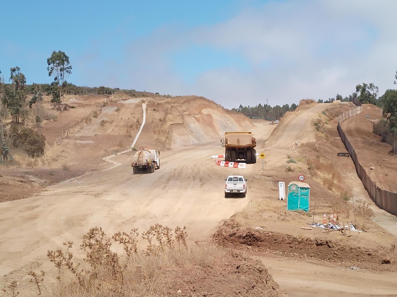 Tribunal autorizó nueva detención de tronaduras en faenas de construcción del Camino de la Fruta